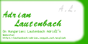 adrian lautenbach business card